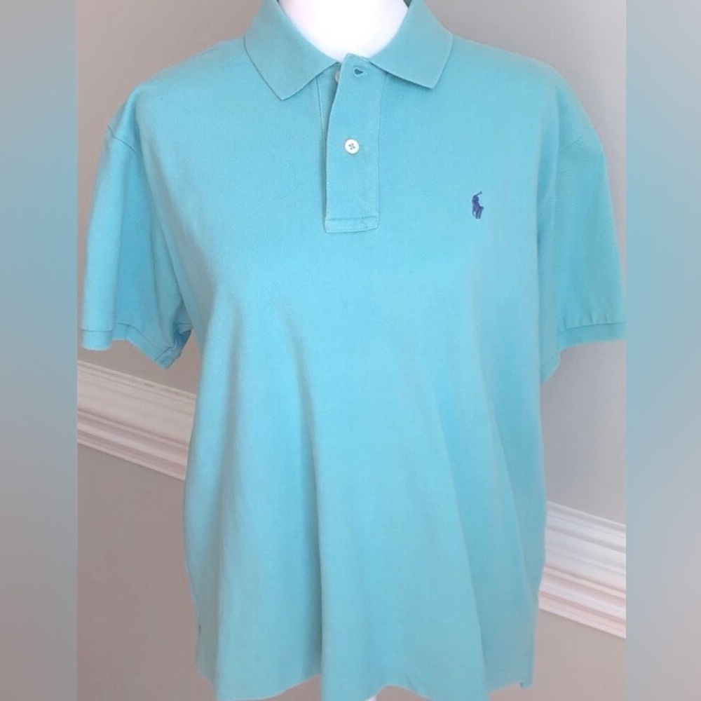 Ralph Lauren Blue Polo Shirt Classic Fit